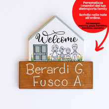 Carica l'immagine nel visualizzatore di Gallery, Dietroporta bianco &amp; verde Tiffany
