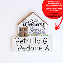 Carica l'immagine nel visualizzatore di Gallery, Dietroporta bianco &amp; marroncino
