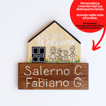 Carica l'immagine nel visualizzatore di Gallery, Dietroporta legno &amp; nero
