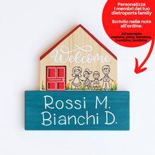 Carica l'immagine nel visualizzatore di Gallery, Dietroporta legno &amp; rosso
