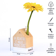 Carica l'immagine nel visualizzatore di Gallery, Casetta monofiore bianco
