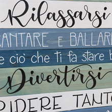 Carica l'immagine nel visualizzatore di Gallery, Regole di Casa - Azzurro Santorini
