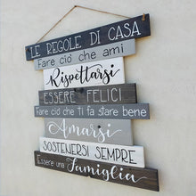 Carica l'immagine nel visualizzatore di Gallery, Regole di Casa - Nero Grigio
