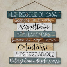 Carica l'immagine nel visualizzatore di Gallery, Regole di Casa - Noce Petrolio
