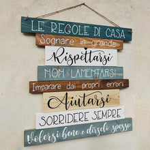 Carica l'immagine nel visualizzatore di Gallery, Regole di Casa - Noce Petrolio
