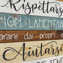 Carica l'immagine nel visualizzatore di Gallery, Regole di Casa - Noce Petrolio
