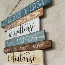 Carica l'immagine nel visualizzatore di Gallery, Regole di Casa - Noce Petrolio
