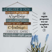 Carica l'immagine nel visualizzatore di Gallery, Regole di Casa - Noce Petrolio
