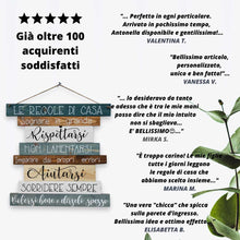 Carica l'immagine nel visualizzatore di Gallery, Regole di Casa - Noce Petrolio
