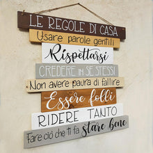 Carica l'immagine nel visualizzatore di Gallery, Regole di Casa - Noce Tortora
