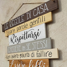 Carica l'immagine nel visualizzatore di Gallery, Regole di Casa - Noce Tortora
