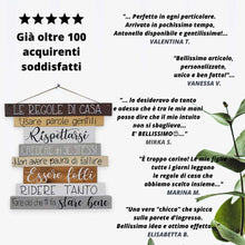 Carica l'immagine nel visualizzatore di Gallery, Regole di Casa - Noce Tortora
